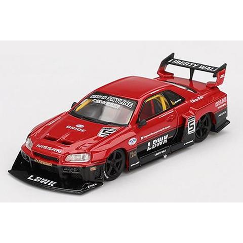 MINI-GT 1/64 Nissan LB-ER34 Super Silhouette スカイライン レッド