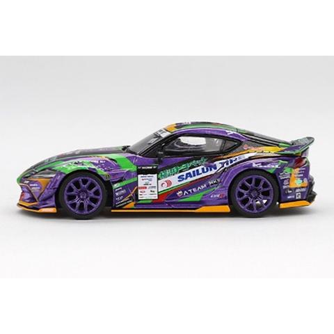 MINI-GT 1/64 Toyota GR スープラ KUHL 2021 D1GP EVANGELION