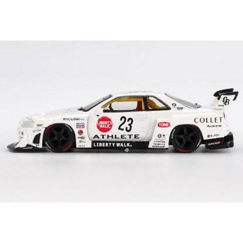 MINI GT(2点)Nissan LB-ER34 SKYLINE (ブリスター ☆特価品 Nissan LB-ER34 Super Silhouette スカイライン レッド
