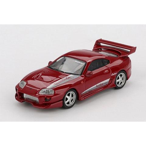 MINI-GT 1/64 Toyota スープラ VeilSide コンバット V-I レッド(左