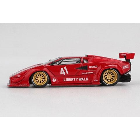 MINI-GT 1/64 ランボルギーニ カウンタック LB-WORKS レッド(左