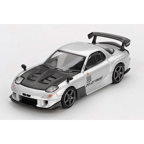 MINI-GT 1/64 マツダ RX-7 RE雨宮 シルバーメタリック(右