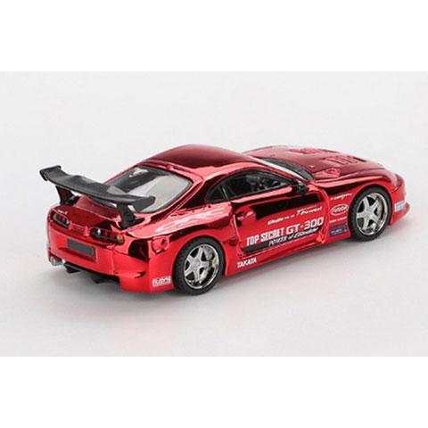 MINI-GT 1/64 Toyota スープラ (A80) GT-300 Top Secret レッドクロム