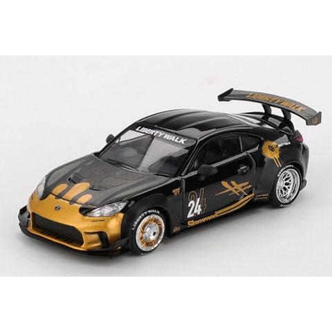 MINI-GT 1/64 Toyota GR86 LB☆Nation ブラック/ゴールド(右ハンドル