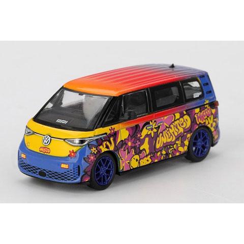 MINI-GT 1/64 フォルクスワーゲン ID. Buzｚ KW/BBS(左ハンドル) ブリスター仕様 (MGT01159-BL) | 