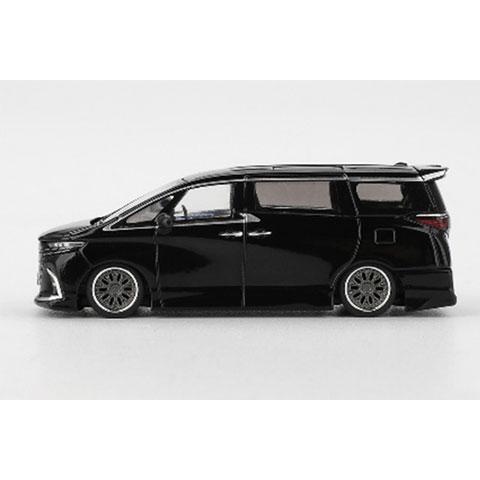 MINI-GT 1/64 Toyota アルファード 40 KUHL ブラック(左ハンドル