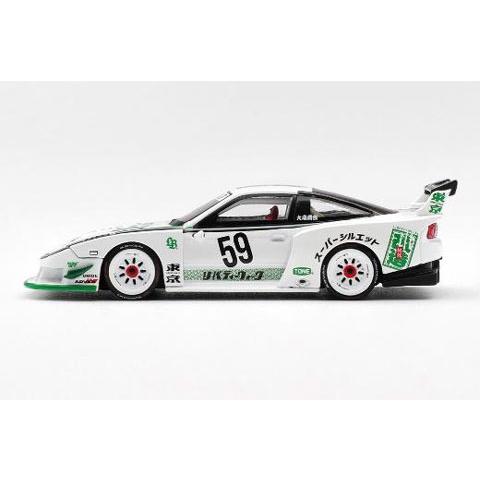MINI-GT 1/64 Nissan LB-Super Silhouette 180SX ホワイト(右ハンドル