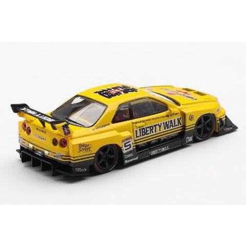 MINI-GT 1/64 Nissan LB-ER34 Super Silhouette スカイラインスポーツイエロー(右ハンドル) ブリスター仕様 (MGT01182-BL) |  | 02