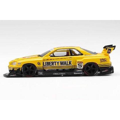 ミニカー MINI GT LB WORKS R-34 MINI GT 1/64 (ダイキャスト製) Nissan LB-ER34 Super Silhouette