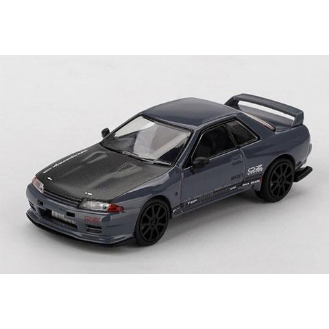 MINI-GT 1/64 Nissan スカイライン GT-R VR32 Top Secret ステルスグレー (右ハンドル) ブリスター仕様 (MGT01187-BL) | 