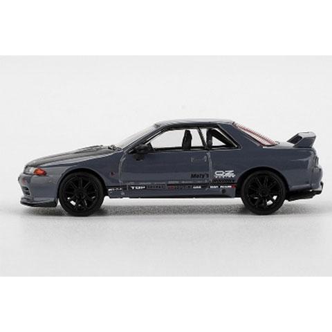 MINI-GT 1/64 Nissan スカイライン GT-R VR32 Top Secret ステルスグレー (右ハンドル) ブリスター仕様 (MGT01187-BL) |  | 01