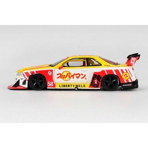 MINI-GT 1/64 Nissan LB-ER34 Super Silhouette スッパイマン 沖縄(右ハンドル) ブリスター仕様 (MGT01204-BL) |  | 01
