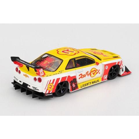 MINI-GT 1/64 Nissan LB-ER34 Super Silhouette スッパイマン 沖縄(右