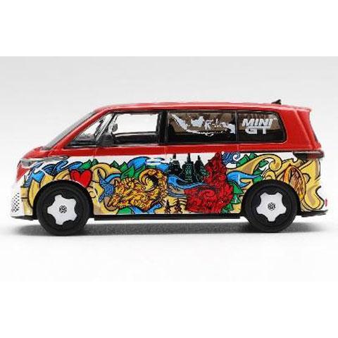 MINI-GT 1/64 フォルクスワーゲン ID. Buzz ミズデザイン(左ハンドル) ブリスター仕様 (MGT01209-BL) |  | 01