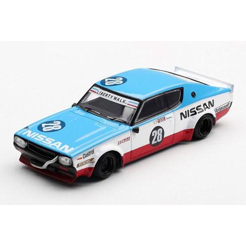 MINI-GT 1/64 Nissan スカイライン ケンメリ リバティーウォークNissan Racing '75 コンセプト(右ハンドル) ブリスター仕様 (MGT01212-BL) | 