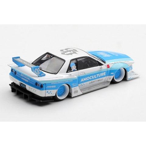 MINI-GT 1/64 Nissan スカイライン GT-R R32 LBWK Kaido Works AMOCULTURE(右ハンドル) ブリスター仕様 (MGT01238-BL) |  | 02