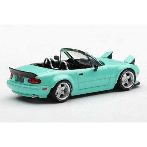 MINI-GT 1/64 Pandem マツダ MX-5 (NA) ミントグリーン(左ハンドル) ブリスター仕様 (MGT01249-BL) |  | 02