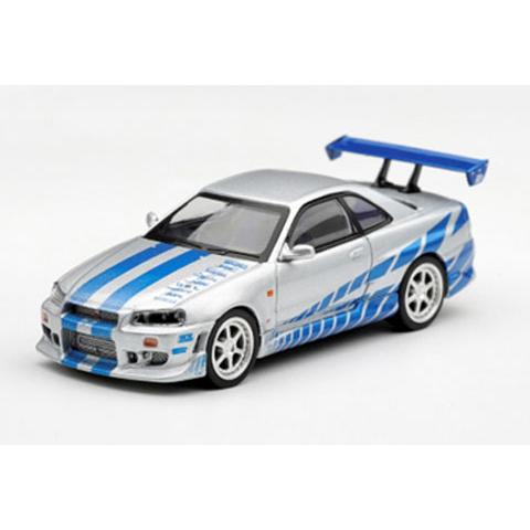 MINI-GT 1/64 Nissan スカイライン GT-R C-West 「ワイルド・スピード X 2」(2 Fast 2 Furious) Brian O'Conner ブリスター仕様  (MGT01252-BL) | 