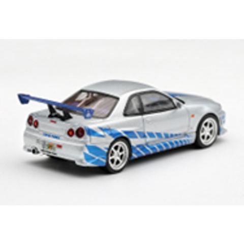 MINI-GT 1/64 Nissan スカイライン GT-R C-West 「ワイルド・スピード X 2」(2 Fast 2 Furious) Brian O'Conner ブリスター仕様  (MGT01252-BL) |  | 02