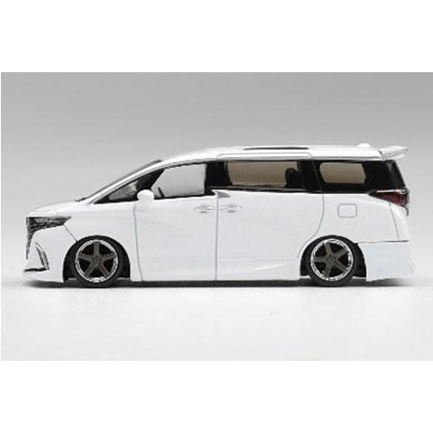 MINI-GT 1/64 Toyota アルファード 40 KUHL ホワイト(左ハンドル