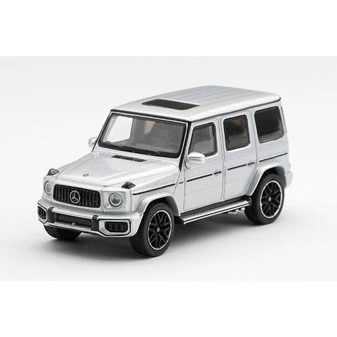 MINI-GT 1/64 メルセデス AMG G 63 シルバーメタリック(左ハンドル) ブリスター仕様 (MGT01375-BL) | 
