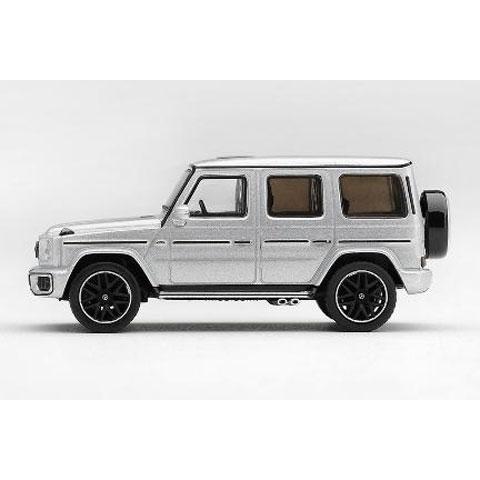 MINI-GT 1/64 メルセデス AMG G 63 シルバーメタリック(左ハンドル) ブリスター仕様 (MGT01375-BL) |  | 01