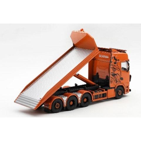 MINI-GT 1/64 スカニア 770S B8x4NA フックリフト フラットベッド