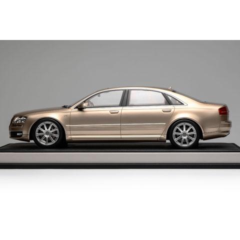 MOTORHELIX 1/18 Audi A8 L W12 2008 Impala Beige Pearl (MH030IBP) |  | 01