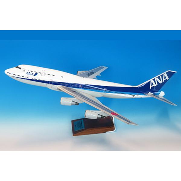 全日空商事 1/100 747-400D JA8961 747ラストフライト (ギアなし 木製台座プレート付） (NH00122) | 全日空商事