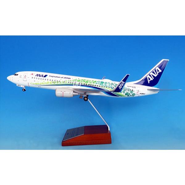 全日空商事 1/100 BOEING 737-800 JA58AN ANAふるさとJET スナップフィット（WiFiレドーム・ギアつき ）  (NH11018) | 全日空商事