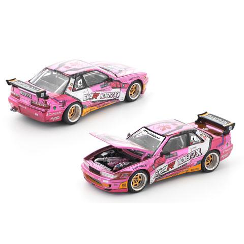 XCARTOYS x ポップレース 1/64 1087X パンデム S13 Toy Car XCARTOYS PopRace X 1087X Pandem S13 1:64 (Metal