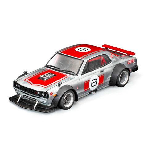 POP RACE × XCARTOYS 1/64 SKYLINE GT-R V8 DRIFT (HAKOSUKA) AIT 2025 (PR640349) | 