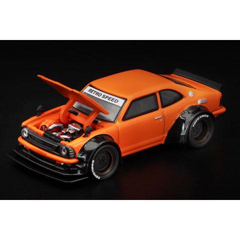POP RACE 1/64 トヨタ カローラ KE25 オレンジ (PR640409) |  | 01