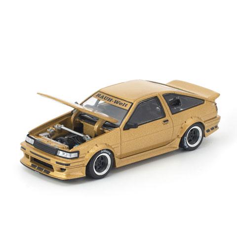 POP RACE 1/64 RWB AE86 ゴールド (PR640411) |  | 01