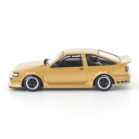 POP RACE 1/64 RWB AE86 ゴールド (PR640411) |  | 02