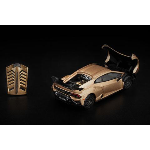 POP RACE 1/64 ランボルギーニ ウラカン STO マットゴールド (PR640413) |  | 01