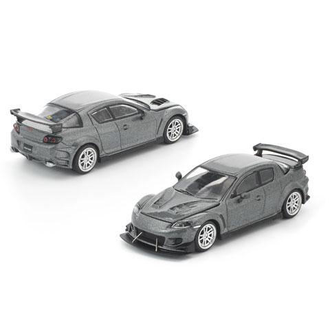 POP RACE 1/64 マツダ RX-8 RE雨宮 ガンメタル (PR640439) | 