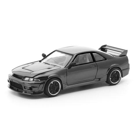 POP-RACE 1/64 R33 GT-R DARK CHROME (PRDC003) : バックファイヤ