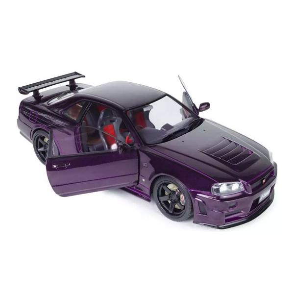 SOLIDO 1/18 日産 スカイライン GT-R (R34) Z-tune 1999 (パープル) (S1804311) | SOLIDO | 01