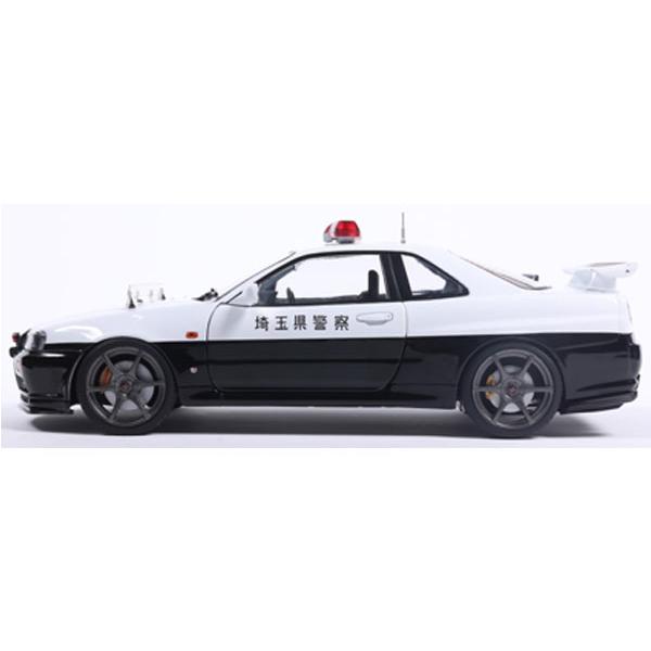 SOLIDO 1/18 日産 スカイライン GT-R (R34) ポリス 1999 (ホワイトxブラック) (S1804317) | SOLIDO | 01