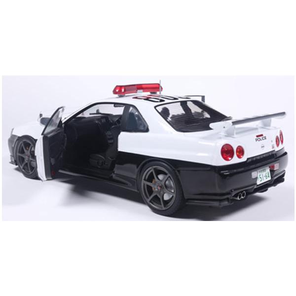 SOLIDO 1/18 日産 スカイライン GT-R (R34) ポリス 1999 (ホワイトxブラック) (S1804317) | SOLIDO | 03