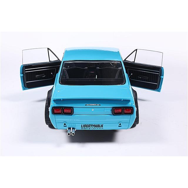 SOLIDO 1/18 日産 スカイライン 2000GT-R(KPGC10) ハコスカ リバティーウォーク ボディキット 1970 (ブルー) (S1813005) | SOLIDO | 04