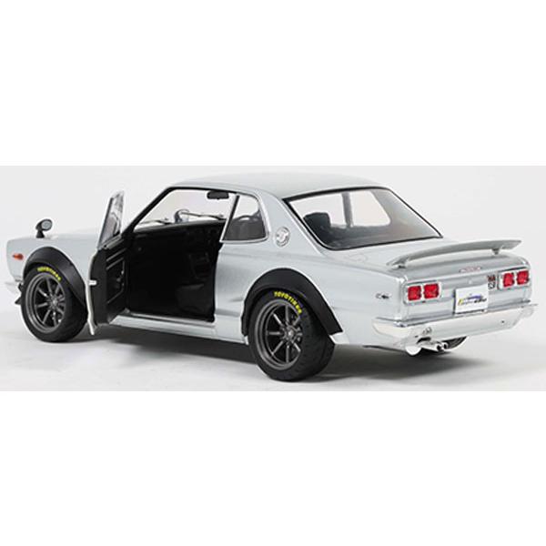SOLIDO 1/18 日産 スカイライン 2000 GT-R(KPGC10) HAKOSUKA SOLIDO WORKS 1970 (シルバー) (S1813006) | SOLIDO | 02