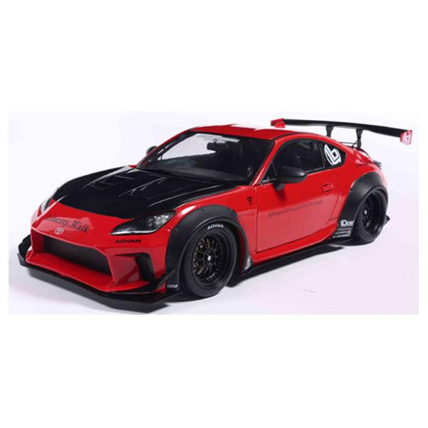 SOLIDO 1/18 トヨタ GR86 リバティーウォーク ボディキット 2024 (レッド) (S1813605) | SOLIDO