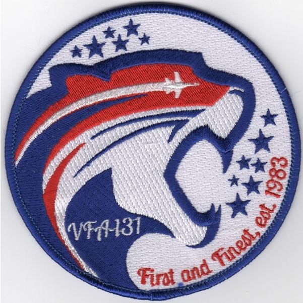 アメリカ海軍 VFA-131 1983 "First & Finest" パッチ (VFA-131-1983FIRST) アメリカ海軍 通販 プレゼント 送料無料 | 