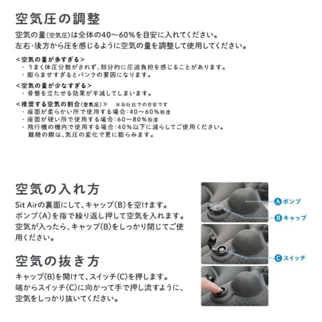 骨盤矯正 姿勢矯正 公式 シットエアー ラックス SitAir LUX IMPHY