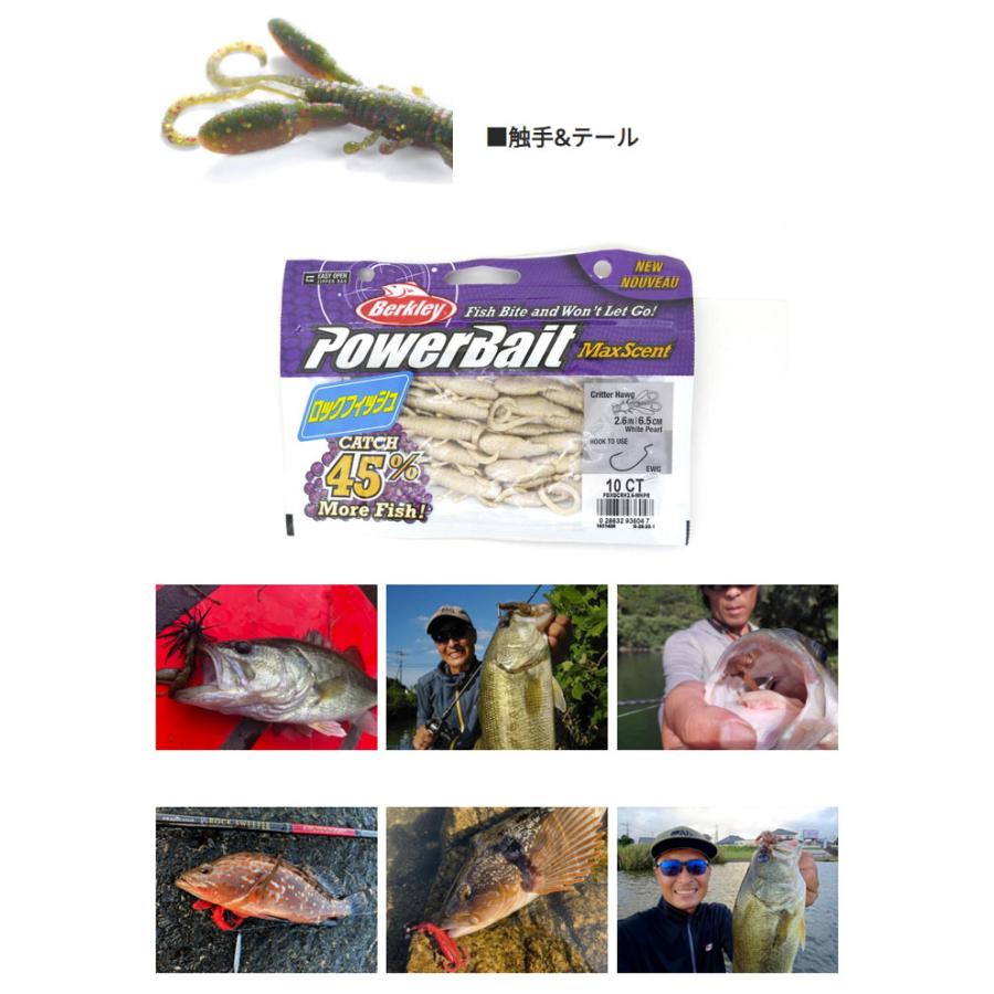 バークレイ マックスセント クリッターホッグ 2.6inch Berkley