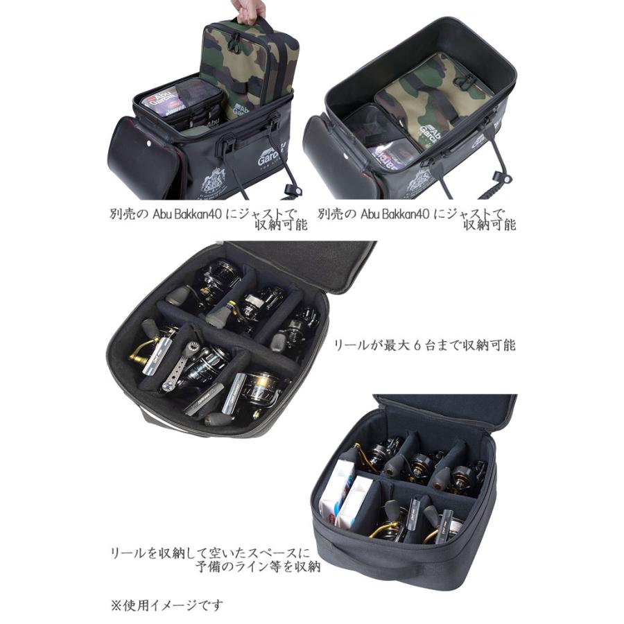 Abu Garcia（アブガルシア） リールケース Lサイズ Reel Case : バック