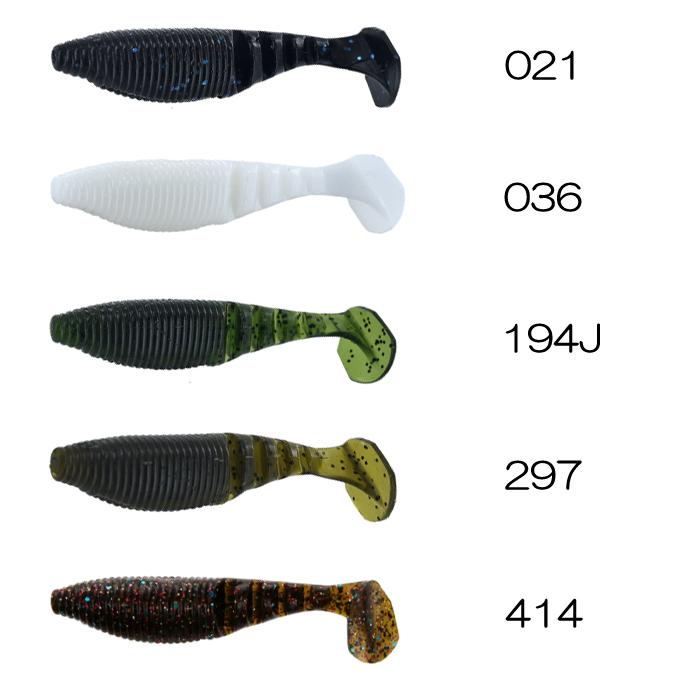 Gary YAMAMOTO 【全20色】ゲーリーヤマモト パドルテールザコ 4inch