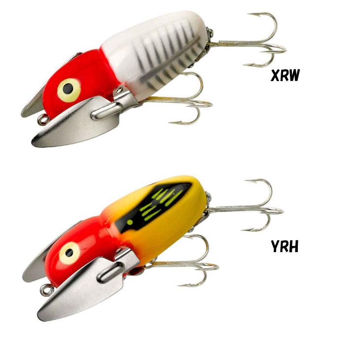 Heddon Tiny Crazy Crawler Fishing Lures (Red Shore Minnow, 1 3/4